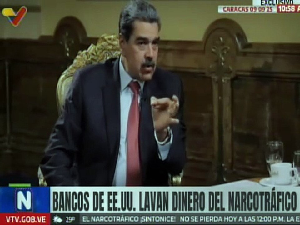 Presidente Nicolás Maduro: El dinero del narcotráfico anual se encuentra en los bancos de EE. UU.