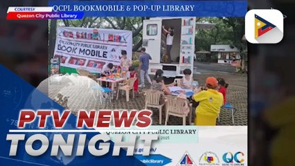 Young residents make full use of QC Pop up Library 