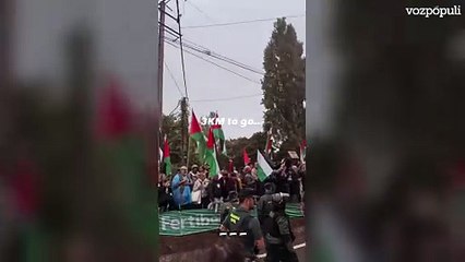 Otro escándalo en la Vuelta: propalestinos boicotean otra etapa y el ciclista agredido abandona