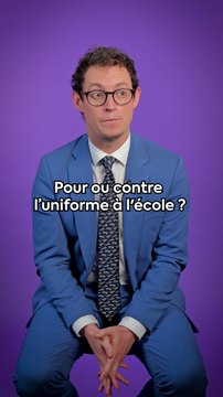 Monsieur Prof nous donne son avis sur l’uniforme à l’école ! Et vous, vous en pensez quoi ? 🧑‍🎓🏫