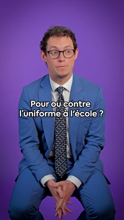 Monsieur Prof nous donne son avis sur l’uniforme à l’école ! Et vous, vous en pensez quoi ? 🧑‍🎓🏫