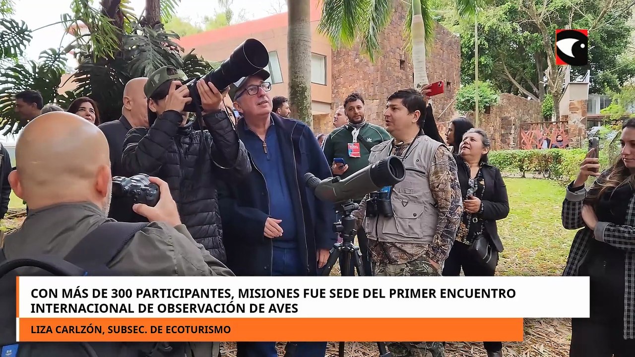 Con más de 300 participantes, Misiones fue sede del 1 encuentro internacional de observación de aves