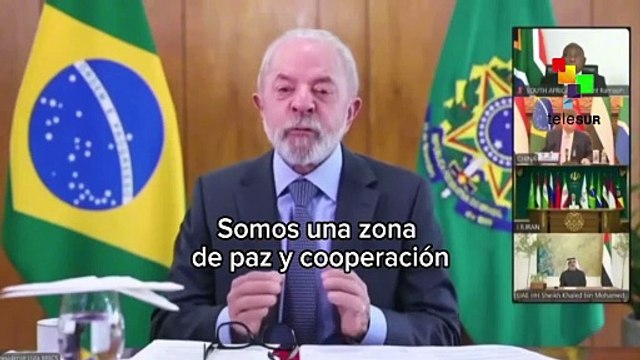 Lula propone a los Brics denunciar ante la Asamblea General de la ONU en Nueva York las amenazas militares de EEUU en el mar Caribe