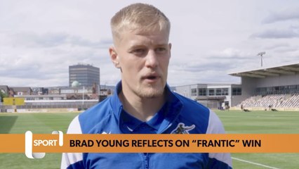 Brad Young reflects on “frantic” win for Bristol Rovers