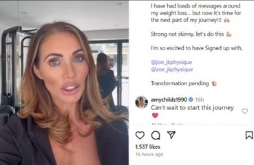 Amy Childs shares her plan to put a stone back on after losing 'a lot'