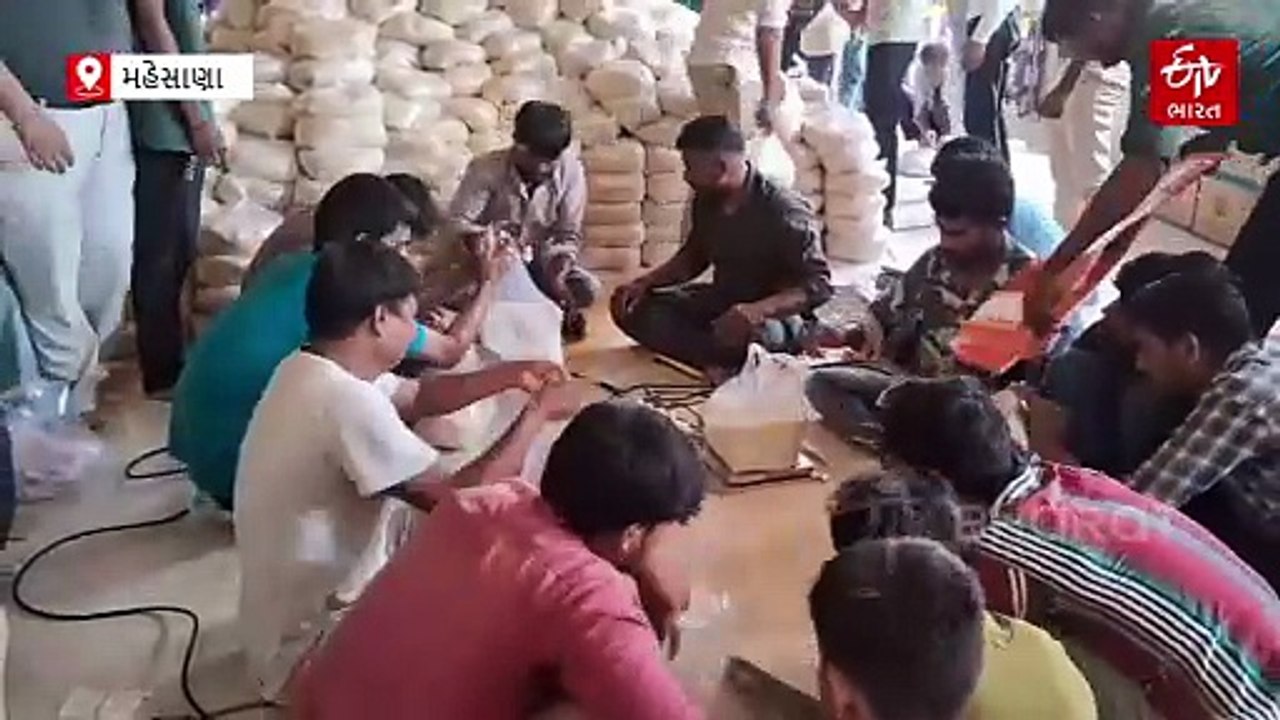 મહેસાણાની માનવતા: ઊંઝા APMC છત્તીસગઢના પૂરપીડિતો માટે મોકલી 1000થી વધુ રાશન કિટ