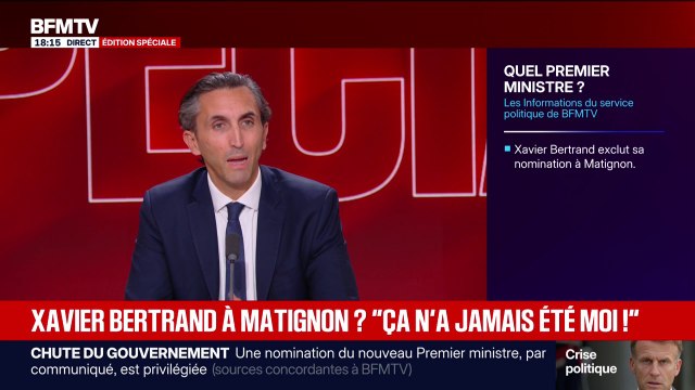 Futur Premier ministre: Quand un jeu politique est bloqué, il vaudrait mieux un gouvernement technique , estime Julien Aubert, vice-président des Républicains
