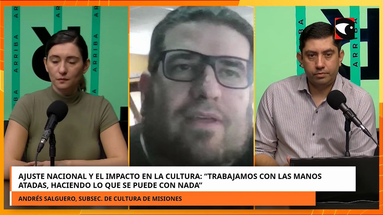 Ajuste nacional y el impacto en la Cultura en Misiones: "Trabajamos con las dos manos atadas, haciendo lo que se puede con nada"