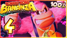 Donkey Kong Bananza Walkthrough Part 4 (Switch 2) 100%  Canyon Layer & The Divide