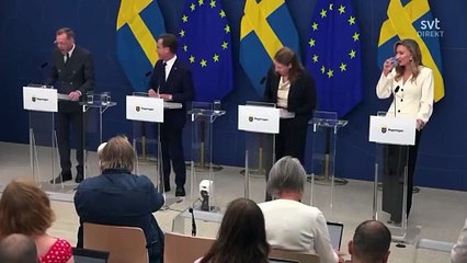 İsveçli bakan kürsüde bayılıp düştü!