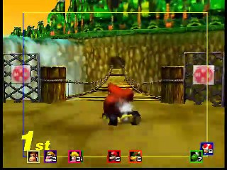 Mario Kart 64 (3-4 players Grand Prix) online multiplayer - n64