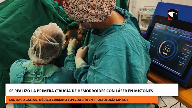 Se realizó la primera cirugía de hemorroides con láser en Misiones