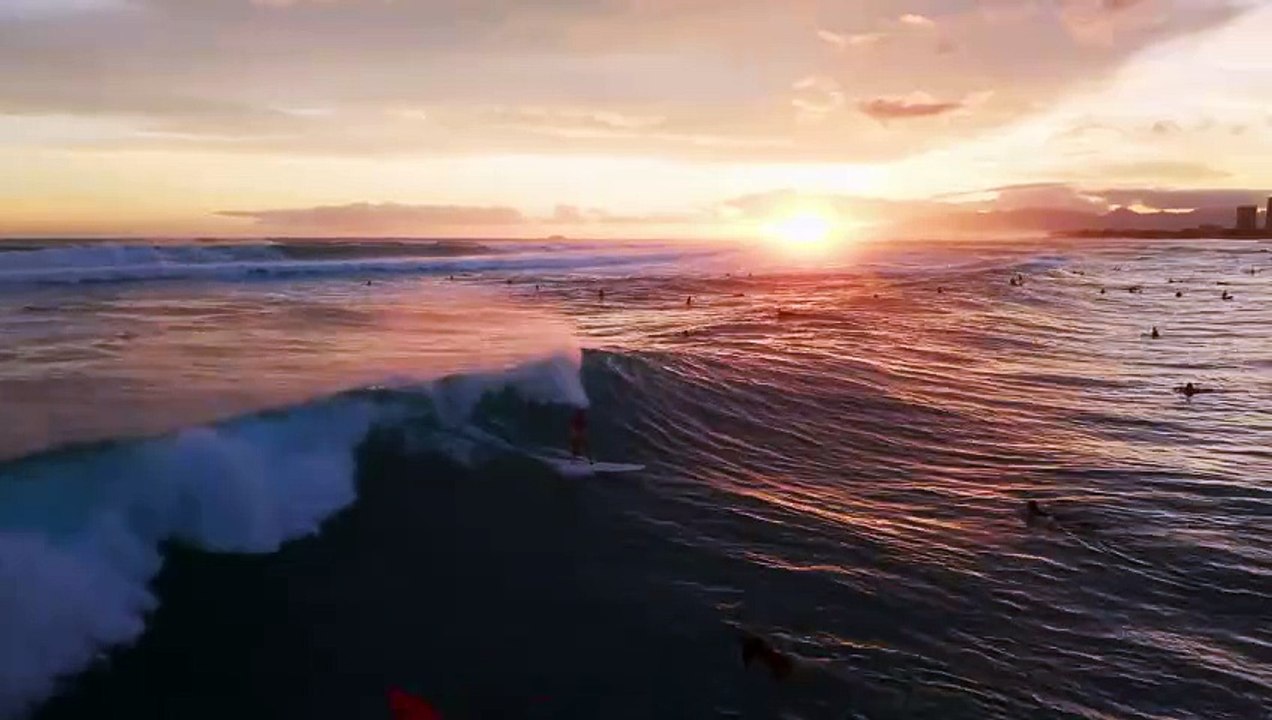 Drone Footage Documents Oahu's Run of South Swell