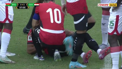 Omar Marmoush sort sur blessure lors de Burkina Faso-Egypte - Foot - Qualif. Coupe du monde