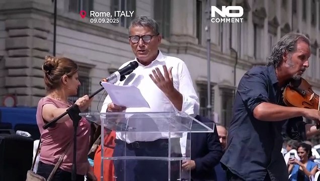 الصحفيون الإيطاليون يكرّمون زملاءهم الذين قُتلوا في الغارات الإسرائيلية على غزة