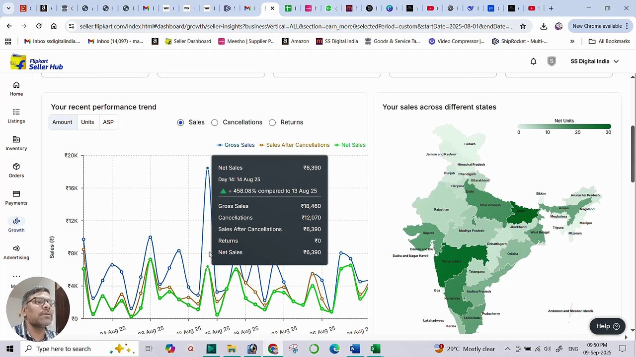 How to Check Monthly Orders Report & Payment Details in Flipkart Seller Central _ Step by Step Guide