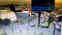 CCTV: Train hits double-decker bus in Mexico, leaving 10 dead