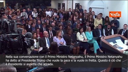 Attacco di Israele a Doha, Portavoce Trump: Netanyahu ha detto al Presidente che vuole la pace