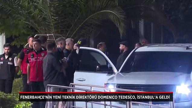 Fenerbahçe’nin yeni teknik direktörü Domenico Tedesco, İstanbul’a geldi