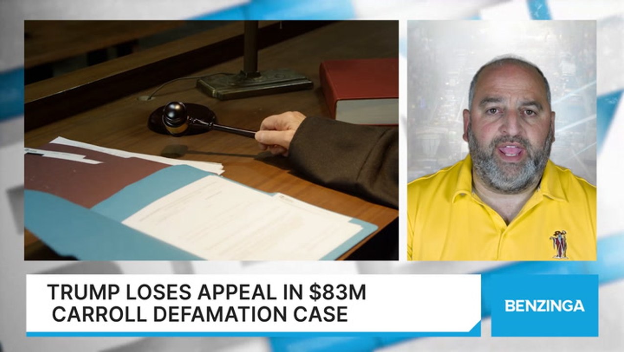 Trump Loses Appeal In $83M Carroll Defamation Case