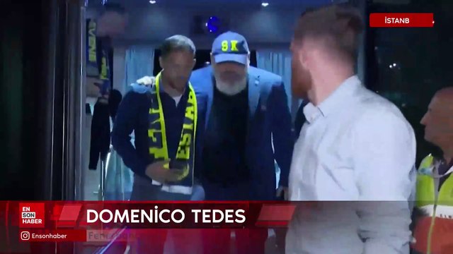 Fenerbahçe'nin yeni teknik direktörü Domenico Tedesco, İstanbul'a geldi