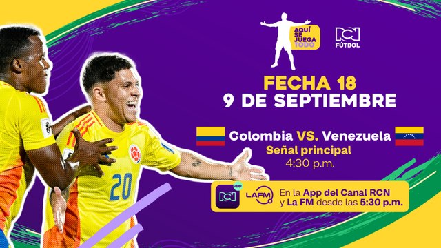 Selección Colombia vs. Venezuela por la fecha 18 de las Eliminatorias Sudamericanas