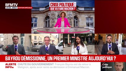 Édition spéciale - Bayrou démissionne, un Premier ministre aujourd'hui ? - 09/09