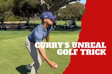 Steph Curry turns golf into hoops magic