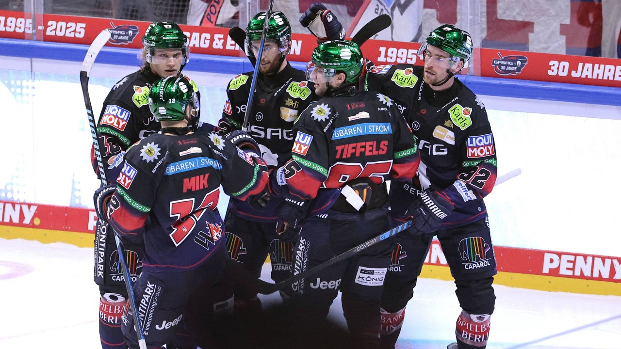 Dreimal geht es zu schnell: Eisbären Berlin zu stark für Aufsteiger Dresden