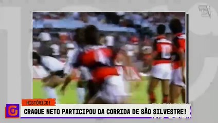 Ídolo do Corinthians, Neto já participou da Corrida de São Silvestre