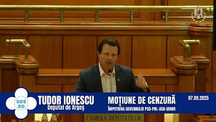 MOȚIUNE DE CENZURĂ ÎMPOTRIVA GUVERNULUI PSD-PNL-USR-UDMR