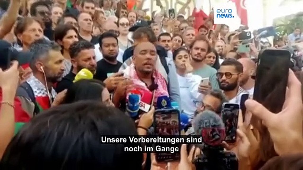 Feuer in der Nacht: Schiff der Gaza-Flotilla vor Tunesien von einer Drohne getroffen