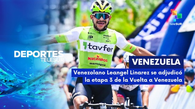 Venezolano Leangel Linarez gana en 3º etapa de la Vuelta a Venezuela DEPORTES TELESUR 09-09-2025