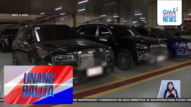 Report ukol sa luxury cars ng pamilya Discaya, posibleng ilabas ng Bureau of Customs ngayong araw | Unang Balita