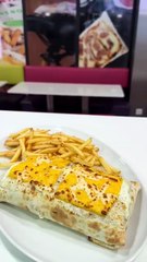 Tacos Gratiné Cheddar & Frites #BR3 #BR3Food #tacos #frenchtacos #streetfood