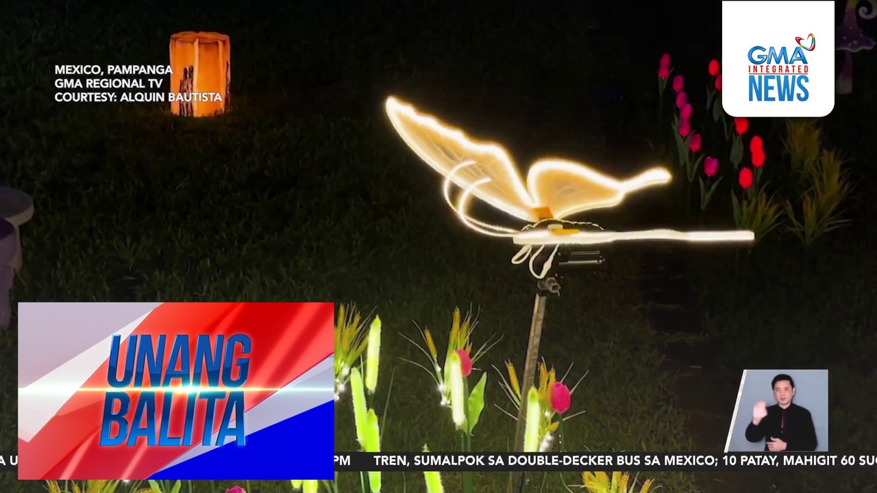 Interactive light displays, tampok sa isang pasyalan | Unang Balita