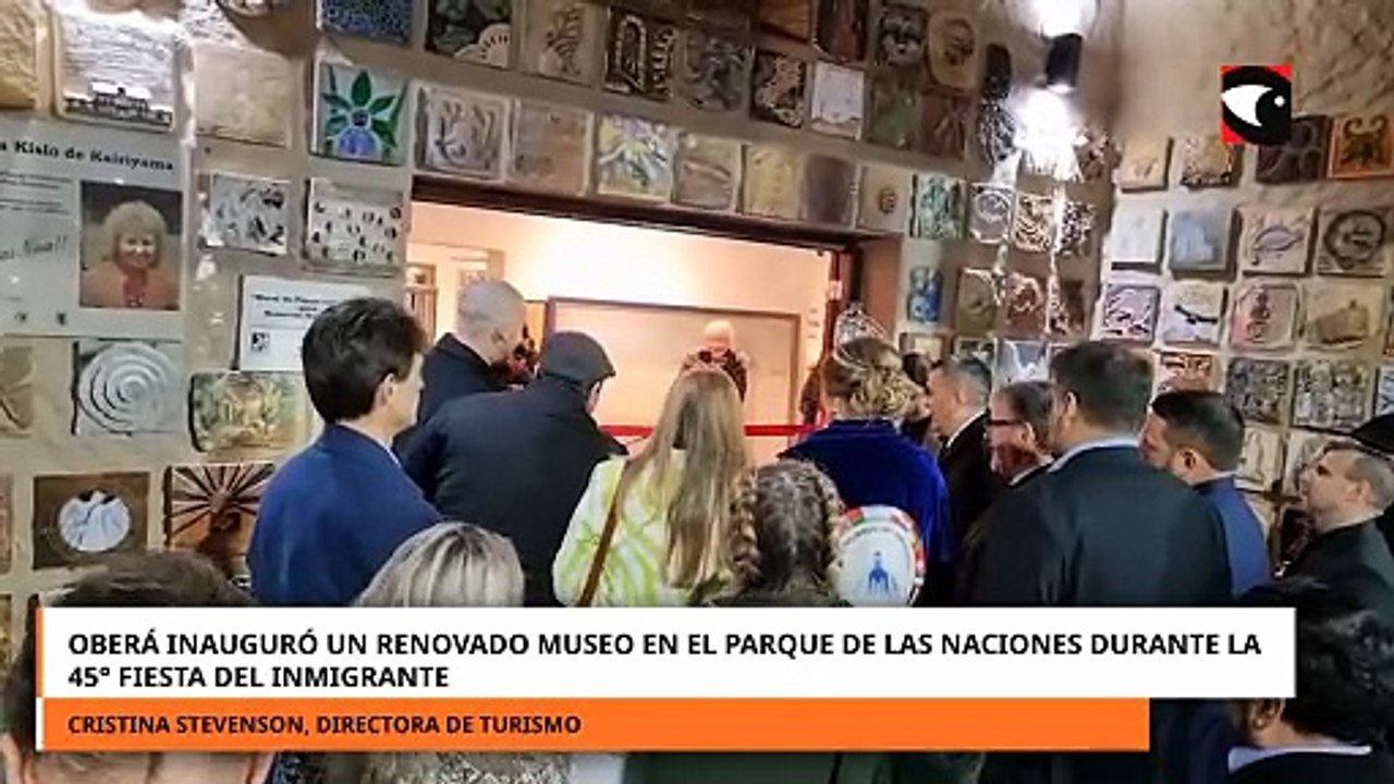 Oberá inauguró un renovado museo en el Parque de las Naciones durante la 45° Fiesta del Inmigrante