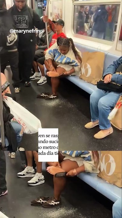 Se raspa en el tren