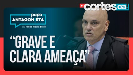 Os comentários de Moraes sobre as falas de Bolsonaro