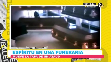 Espíritu en funeraria mueve tapa de ataúd