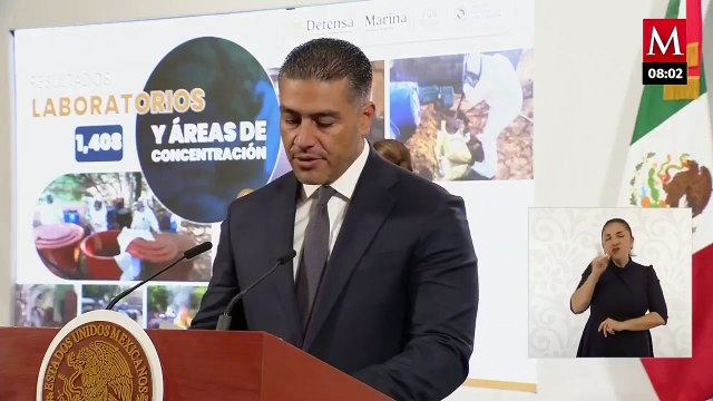 Suman 32 mil 400 detenciones y 245 toneladas de droga aseguradas: Harfuch