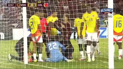 Venezuela vs Colombia 3-6 RESUMEN  Eliminatorias CONMEBOL - Fecha 18