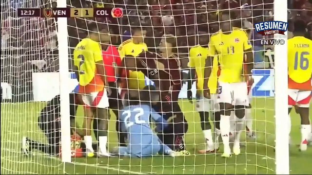 Venezuela vs Colombia 3-6 RESUMEN Eliminatorias CONMEBOL - Fecha 18