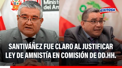 Santiváñez fue claro al justificar ley de amnistía en Comisión de DD.HH., indica ministro del Ambiente