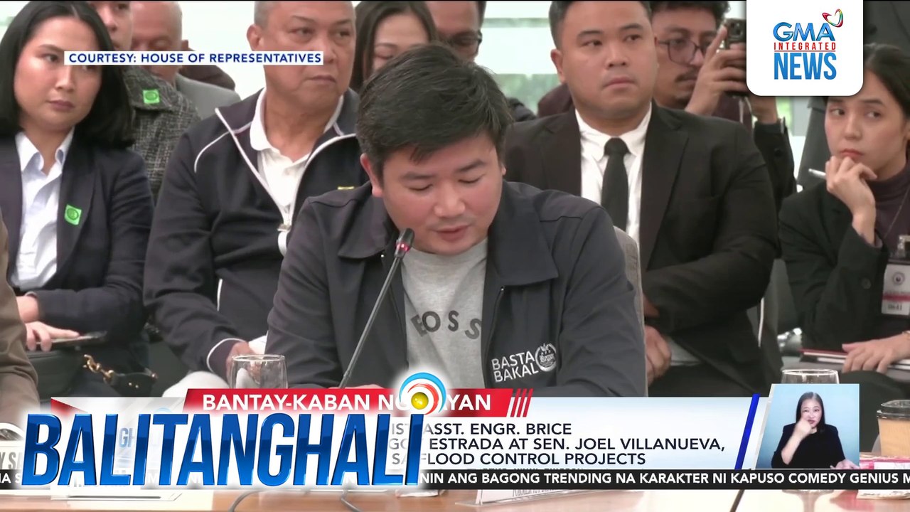 Dating Bulacan 1st Dist. Asst. Engr. Brice Hernandez - Sen. Jinggoy Estrada at Sen. Joel Villanueva, kumuha ng kickback sa flood control projects | Balitanghali