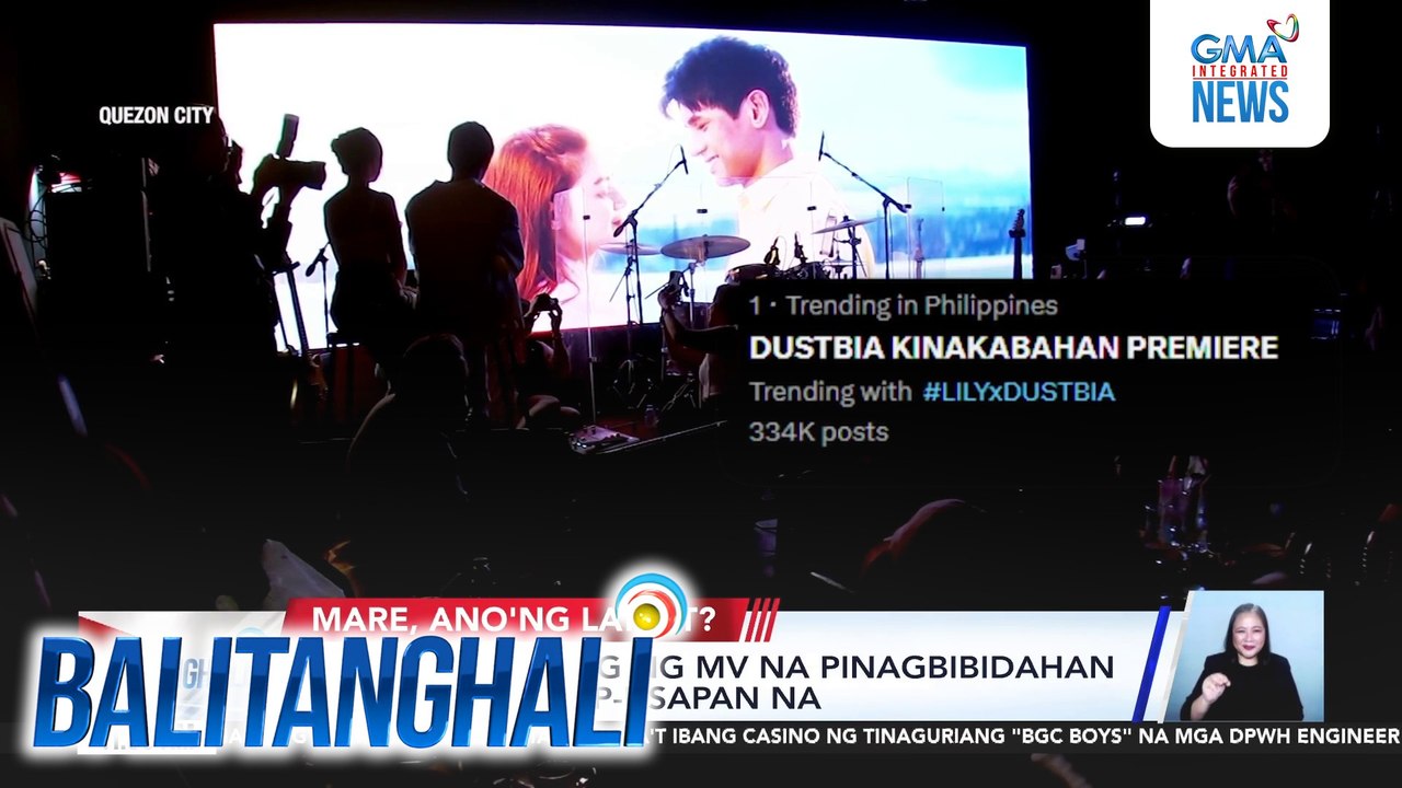 Premiere pa lang ng MV na pinagbibidahan ng #DustBia, usap-usapan na | Balitanghali