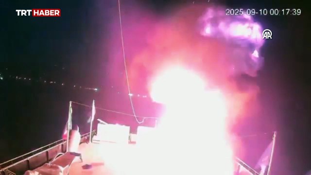 Küresel Sumud Filosu'na yeni bir İHA saldırısı düzenlendi