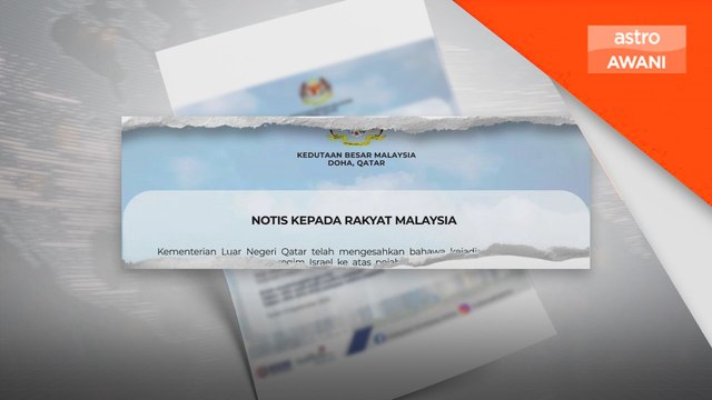 Tiada rakyat Malaysia terjejas dalam insiden letupan di Doha – Kedutaan