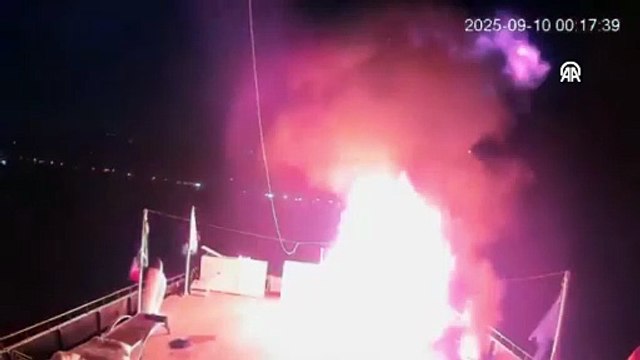 Küresel Sumud Filosu'na yeni bir İHA saldırısı düzenlendi