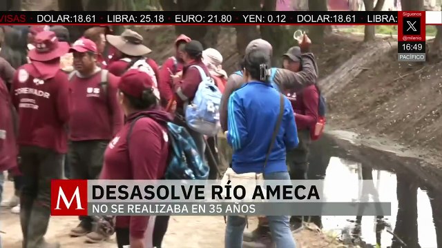 Autoridades realizan supervisión del desazolve del Río Ameca en Edomex | Milenio Hábitat